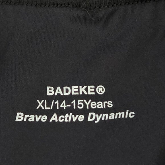 NWT | 2-in-1 Youth Teen Running Shorts Over Black Leggings Tights Activewear - Picture 4 of 4